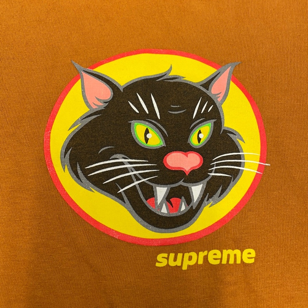 Supreme Black Cat shirt